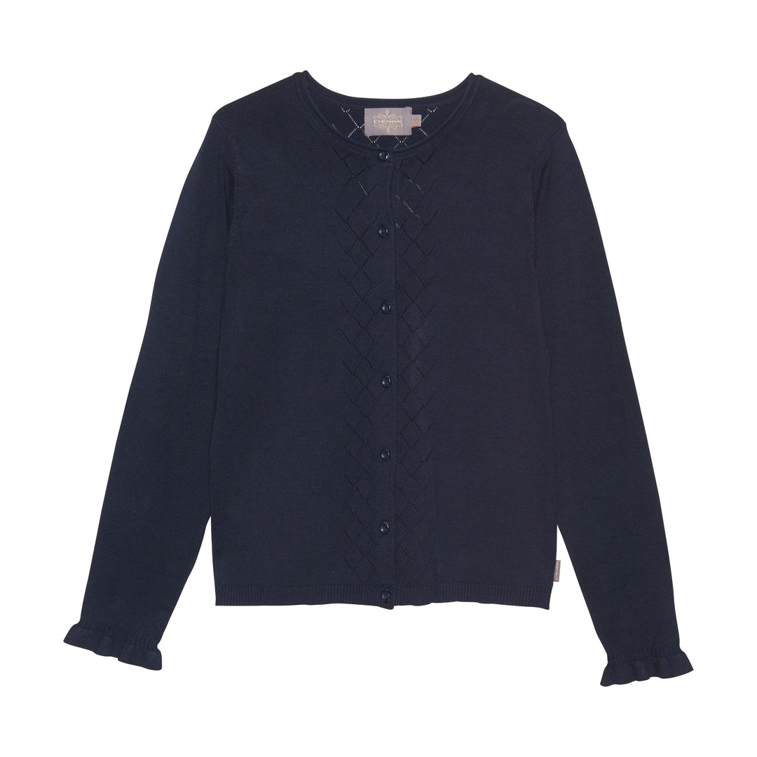 Cardigan Pointelle Marine