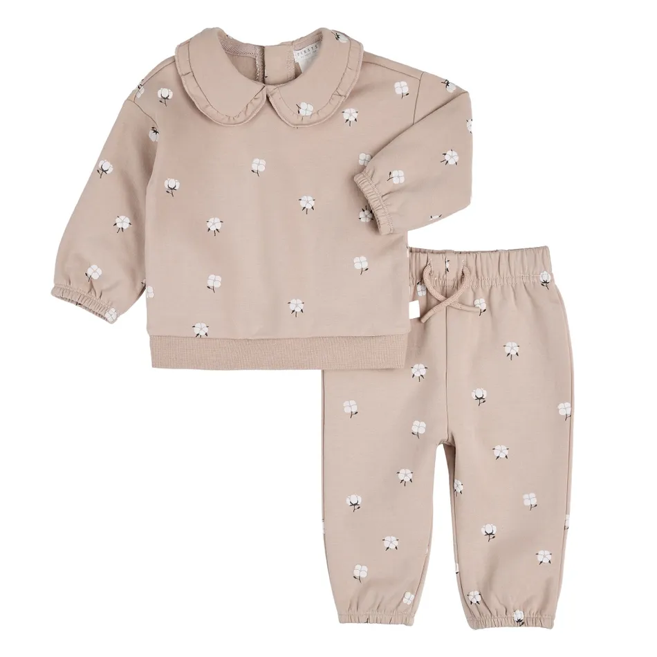 Ensemble en molleton Dusty Pink