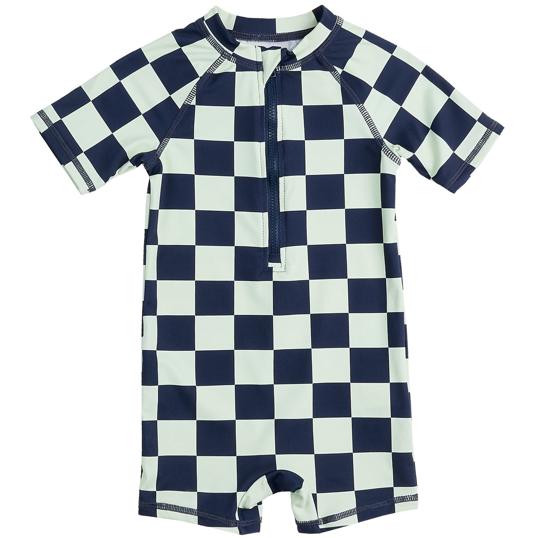 Maillot une pièce Checker 0-3 mois