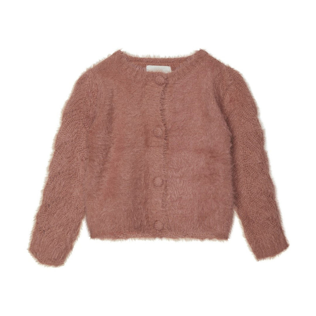Cardigan Fluffy Dust rose