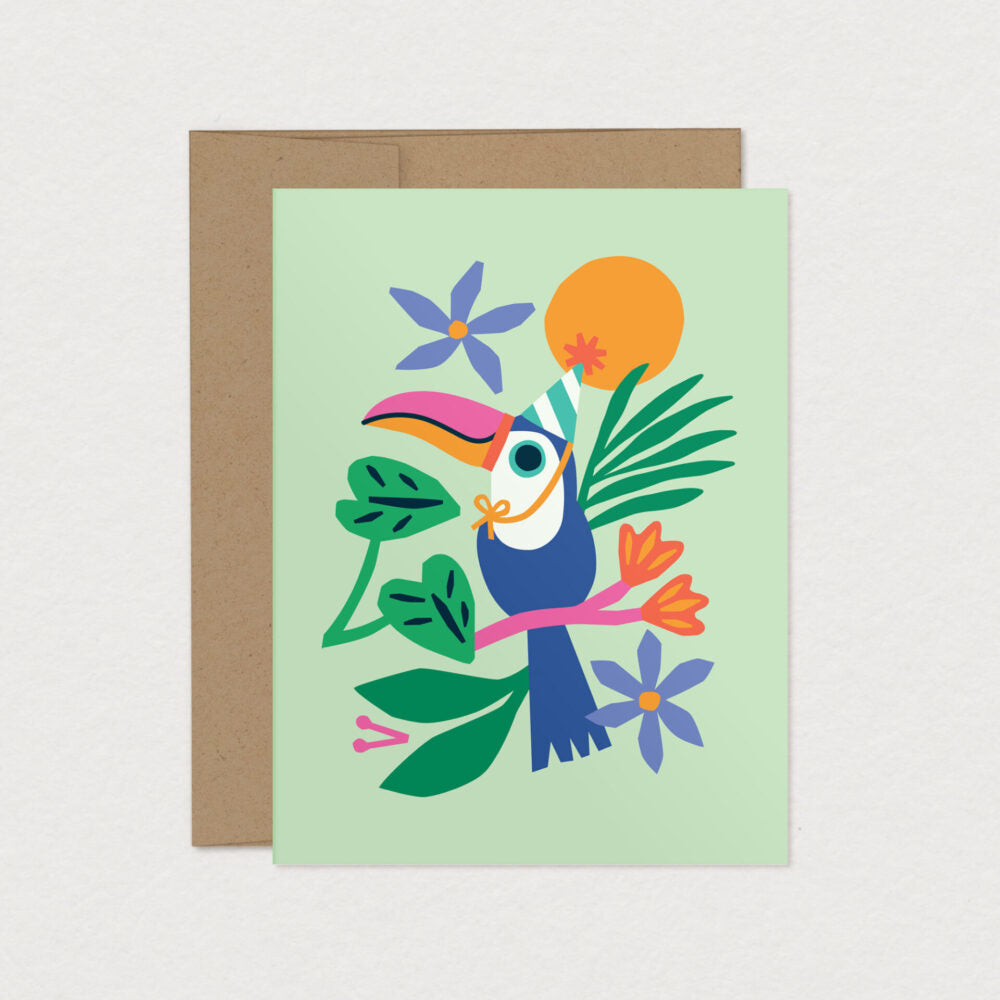 Carte de souhaits - Toucan