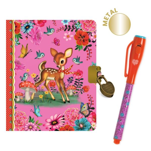 Petit carnet secret et feutre - Fiona
