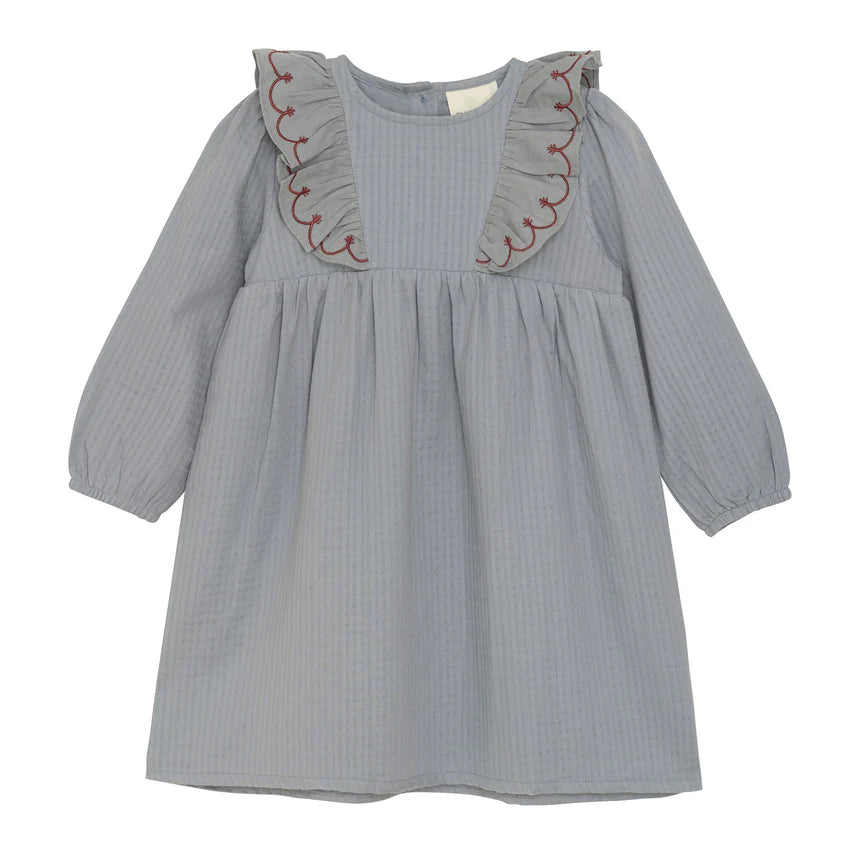 Robe à volants brodés Folk