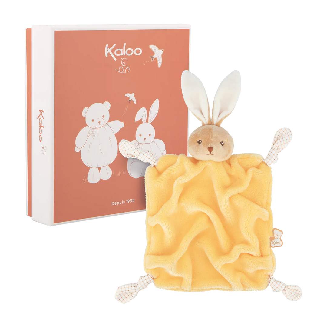 Doudou lapin - Jaune