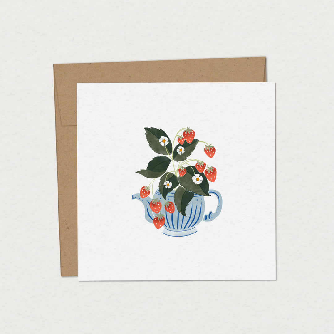 Carte de souhaits - Fraisinette