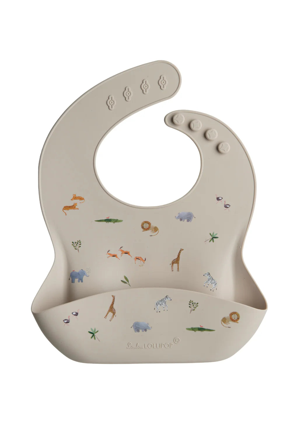 Bavette en silicone Safari