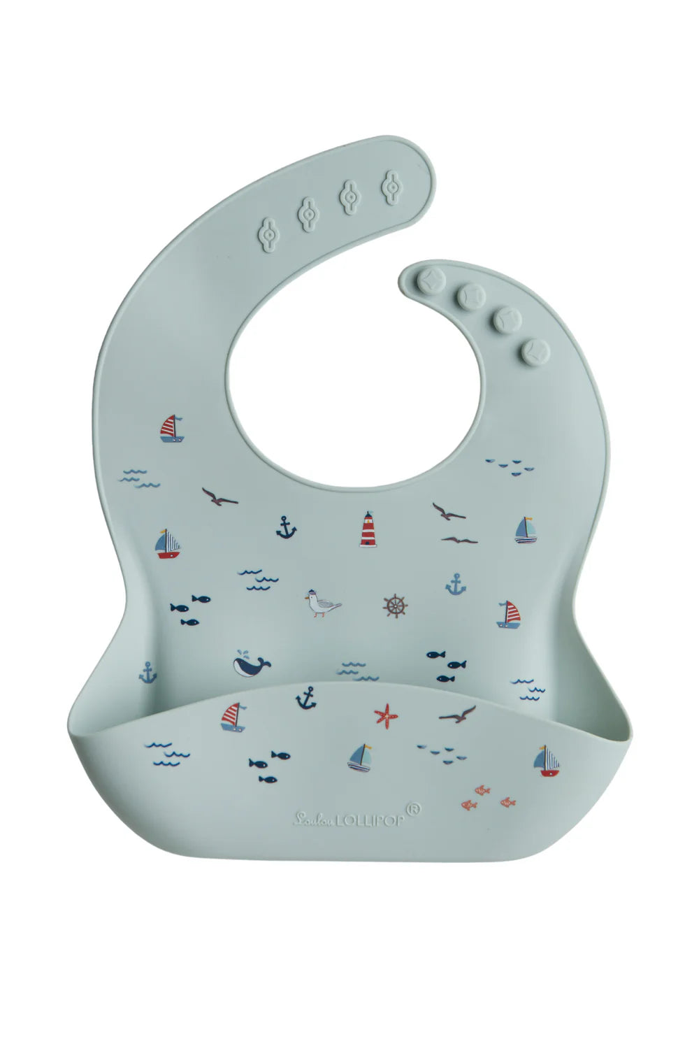 Bavette en silicone Set Sail