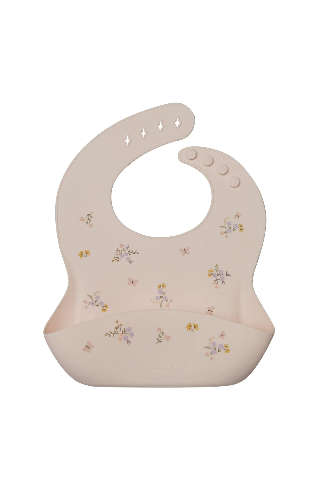Bavette en silicone Disty Floral