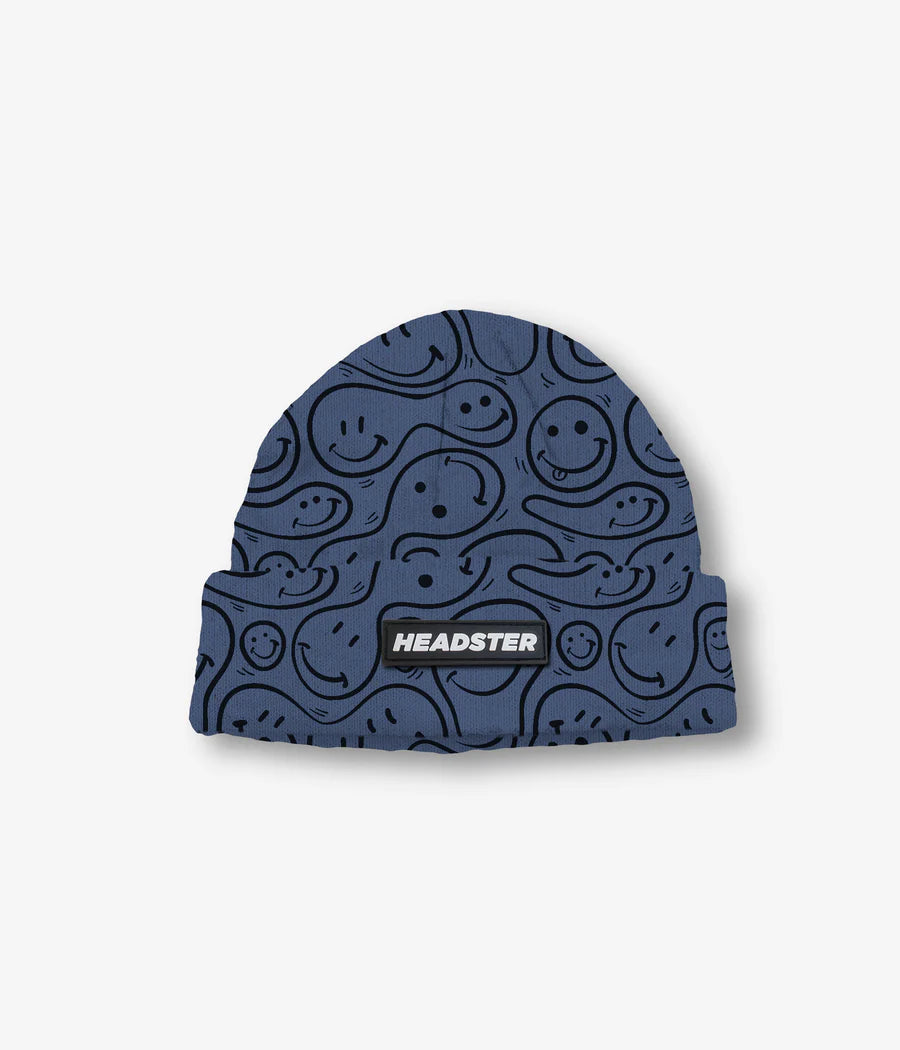 Tuque Simply Happy - Bleu ardoise