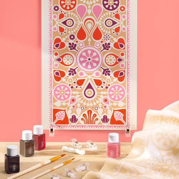 Atelier 11 : Peinture sur soie - Pétales