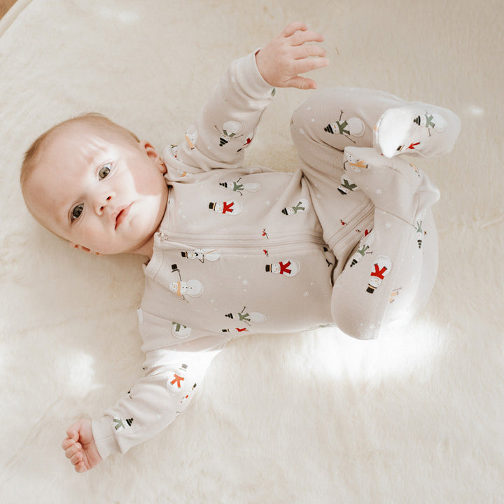 Pyjama une pièce Bonhommes de neige 9 mois