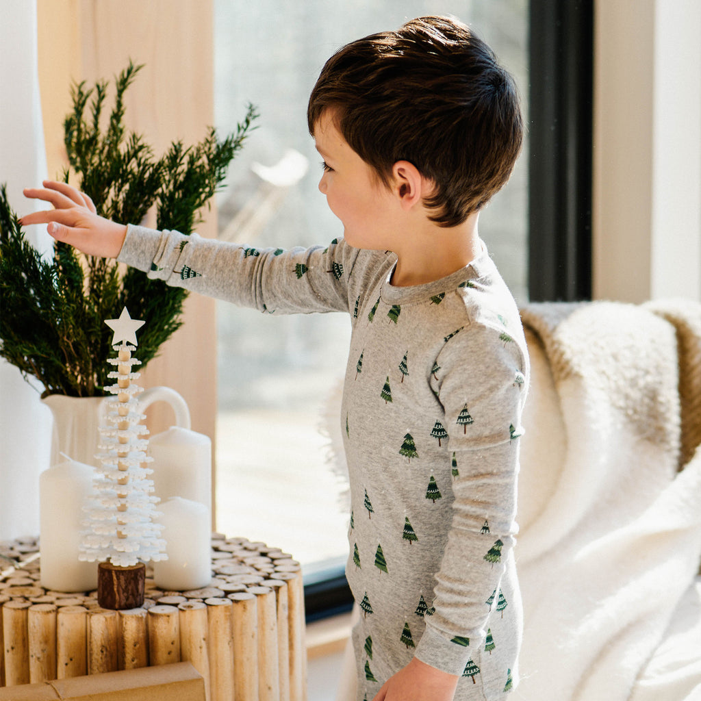 Pyjama deux pièces Sapins de Noël  12 mois