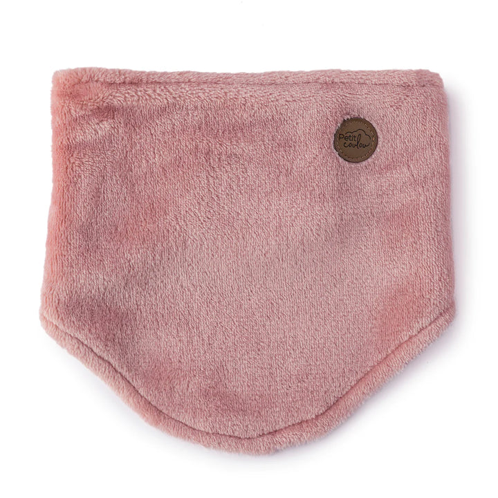 Cache-cou en Minky pour bébé - Rose