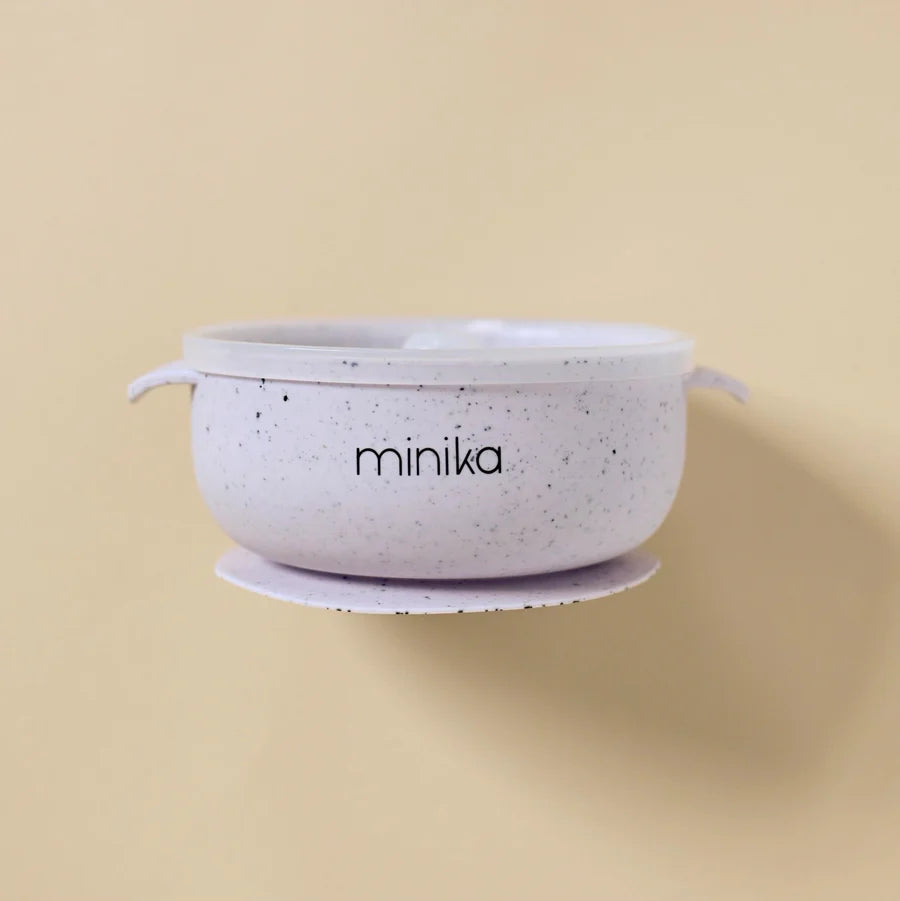 Bol en silicone avec couvercle