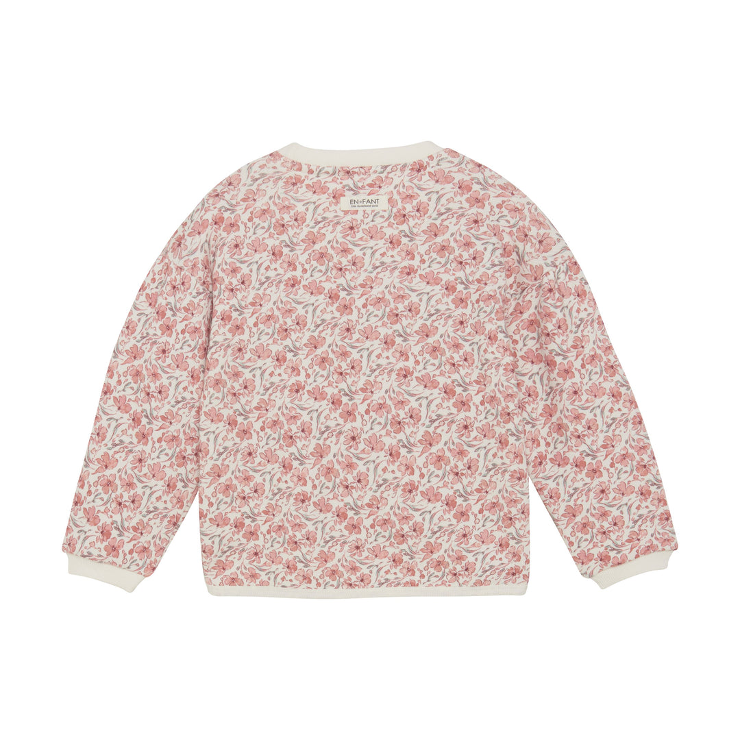 Sweat à imprimé fleuri