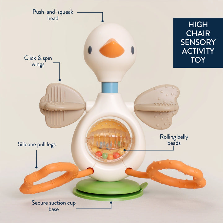 Jouet sensoriel pour chaise haute Itzy Twist & Bop™ - Oie