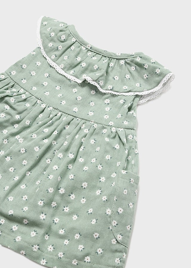 Robe et serre-tête Sauge fleuri 2-4 mois