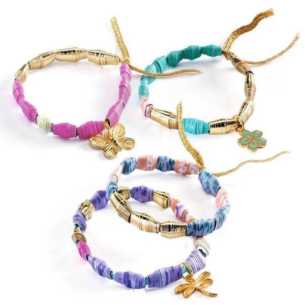 DIY - Chics et dorés : perles de papier et bracelets