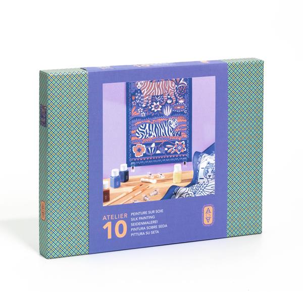 Atelier 10 : Peinture sur soie - Félins