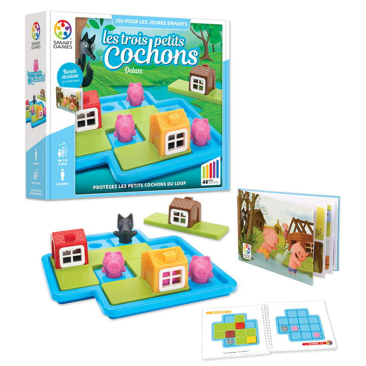 Jeu de réflexion - Les trois petits cochons