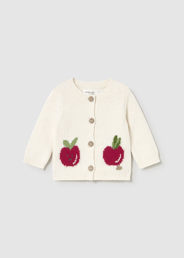 Cardigan en tricot - Pommes