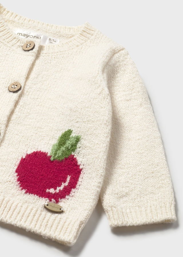 Cardigan en tricot - Pommes