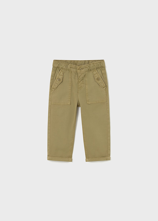 Pantalon classique chameau (Coupe droite)