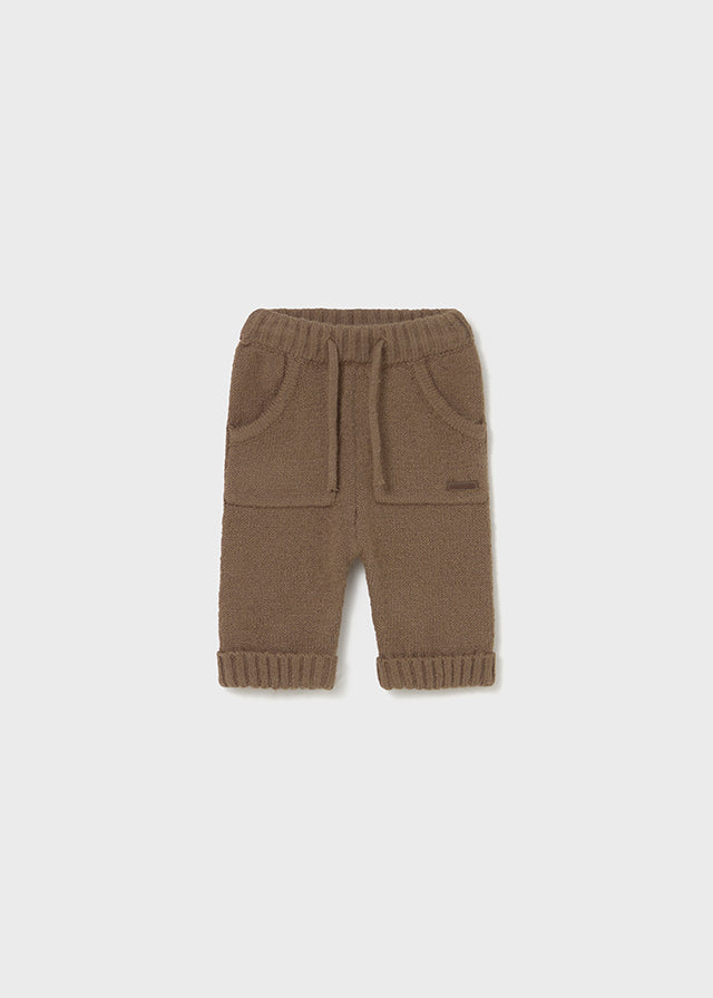 Pantalon en tricot - Cacao