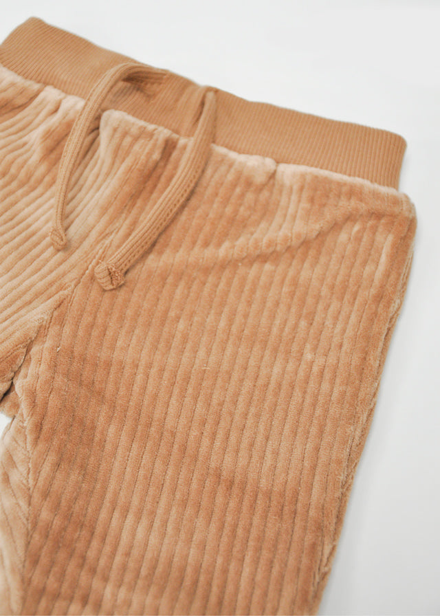 Pantalon en velours côtelé Caramel