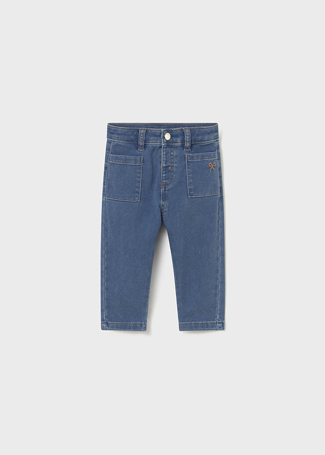 Pantalon en denim moyen
