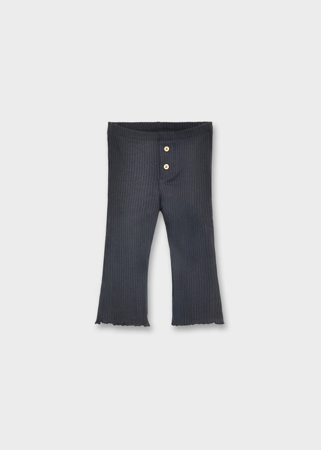 Legging évasé côtelé Marine