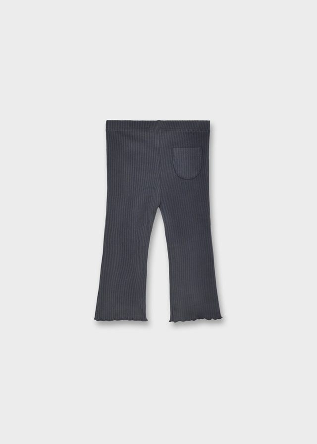 Legging évasé côtelé Marine