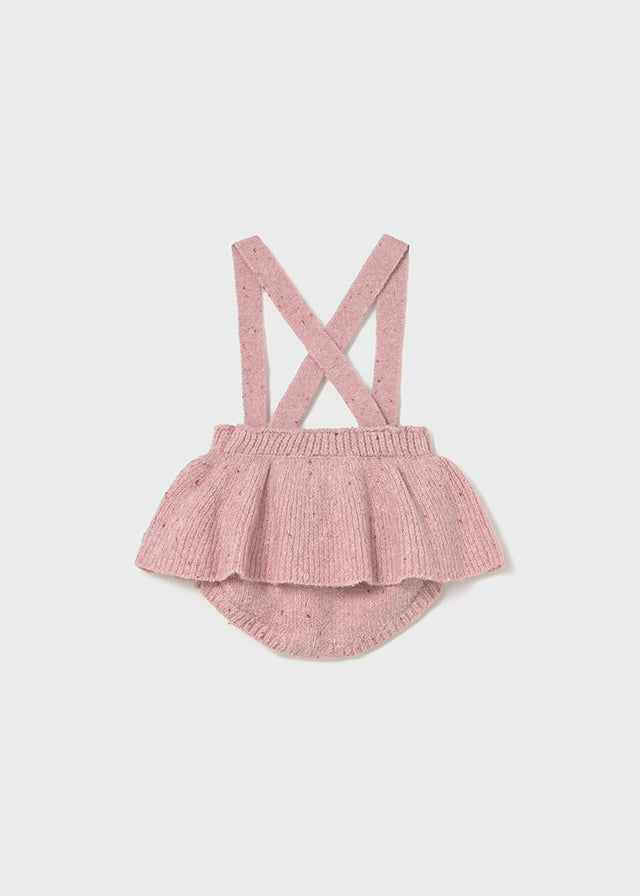 Ensemble cadeau 3 pièces - Cardigan et jupe en tricot orchidée