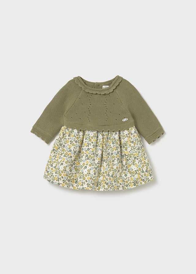 Robe en tricot - Petites fleurs
