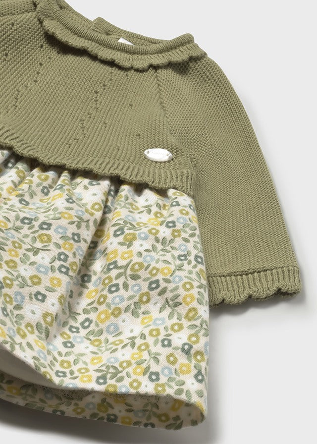 Robe en tricot - Petites fleurs