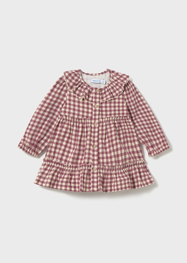 Robe à carreaux vichy - Rosé
