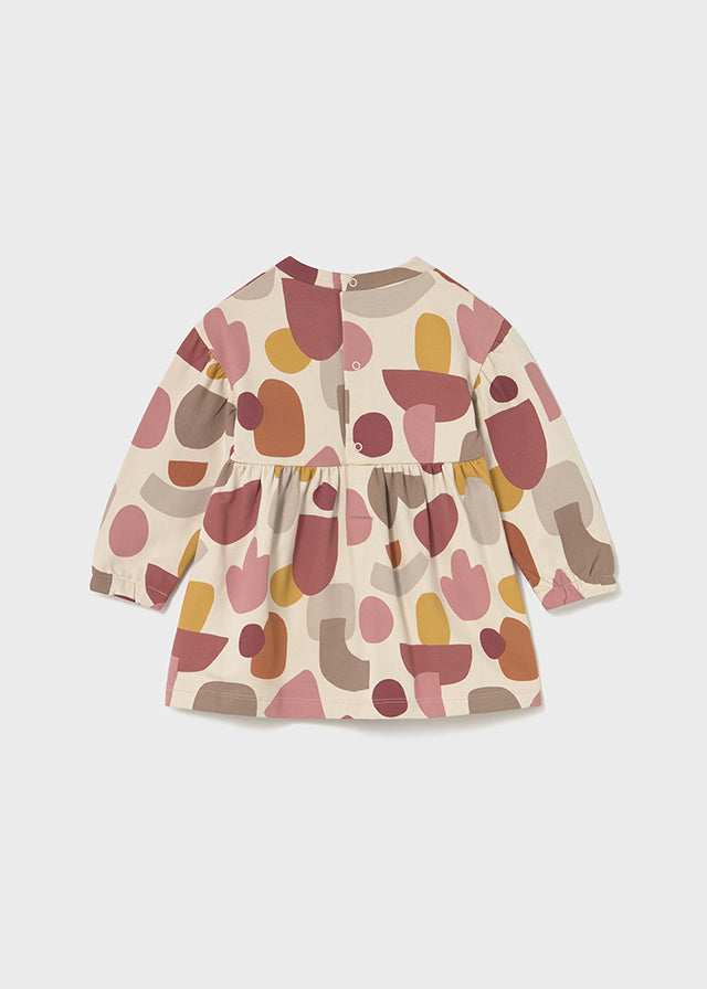 Robe en molleton à imprimé coloré