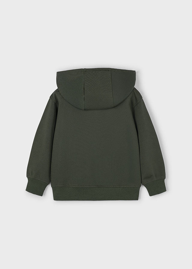 Sweat à capuchon Olive