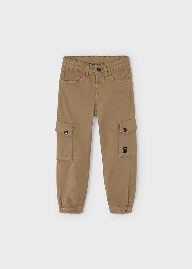 Pantalon cargo - Caramel