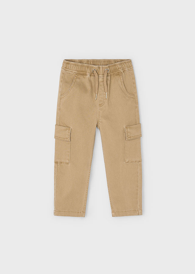 Pantalon cargo Camel