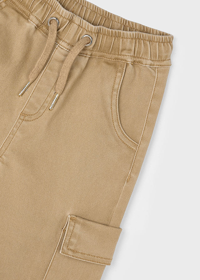 Pantalon cargo Camel