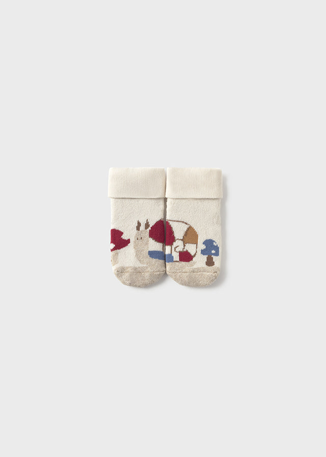 Chaussettes antidérapantes - Escargot