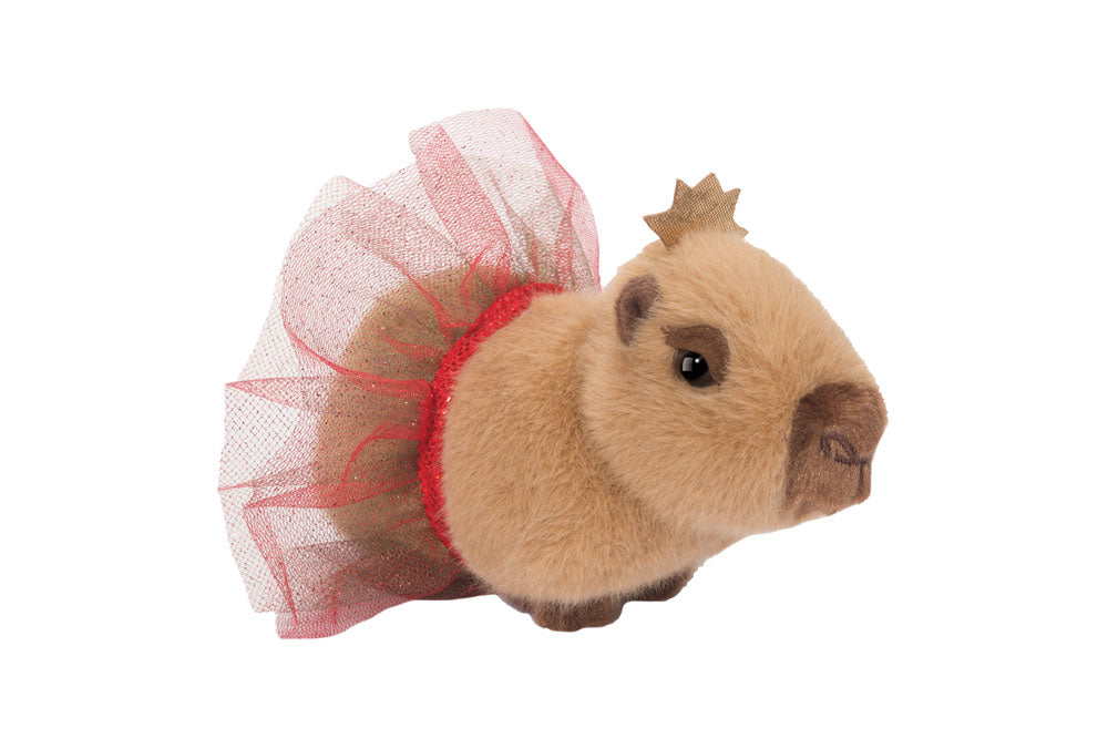 Peluche - Capybara des Fêtes à tutu