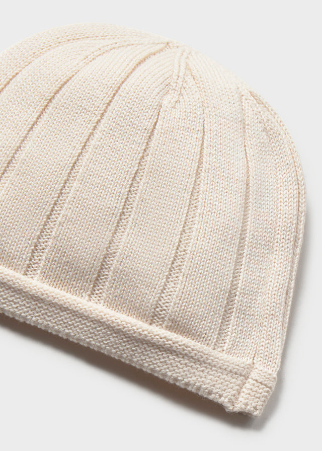 Ensemble cadeau - Ensemble 3 pièces en tricot blanc cassé