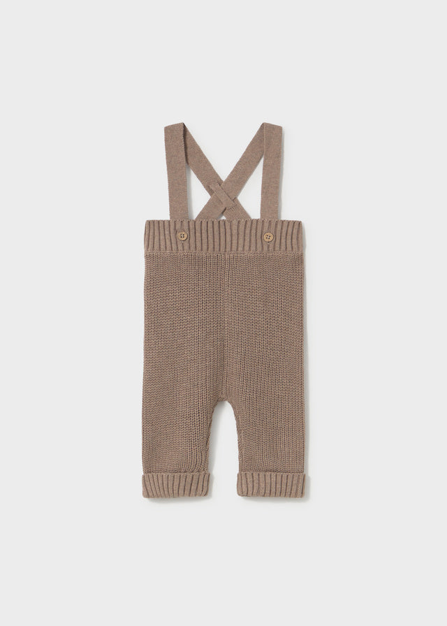 Pantalon à bretelles en tricot
