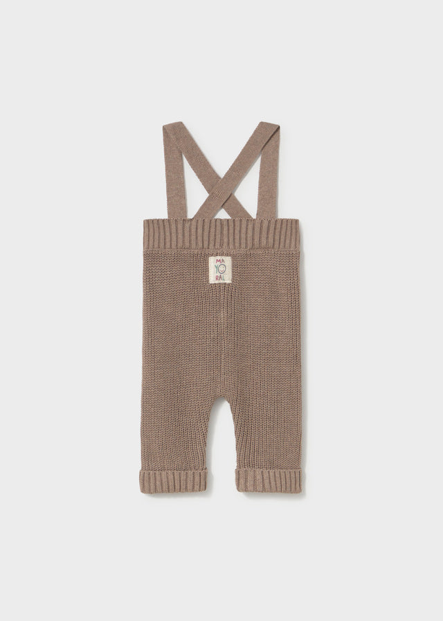 Pantalon à bretelles en tricot