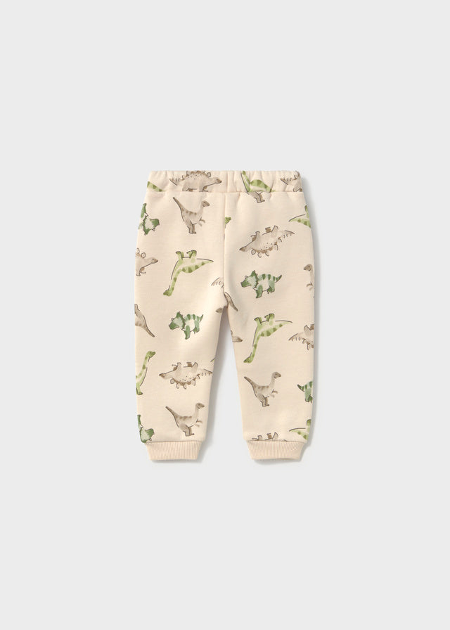 Pantalon en molleton à imprimé de dinosaures