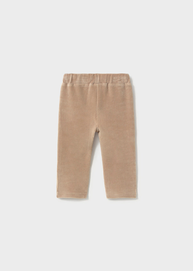 Pantalon en velours côtelé - Noisette