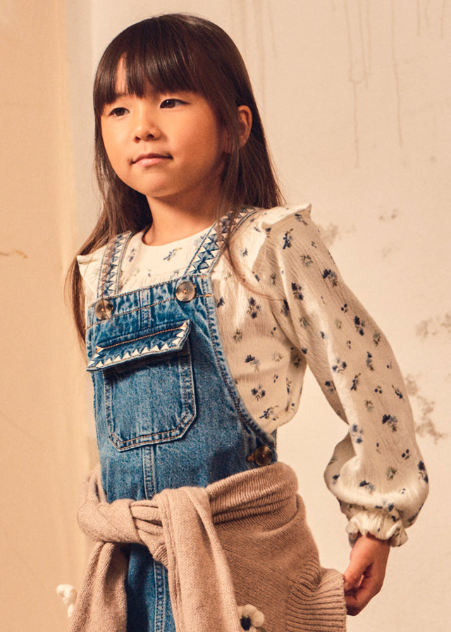 Blouse en bambula à imprimé fleuri