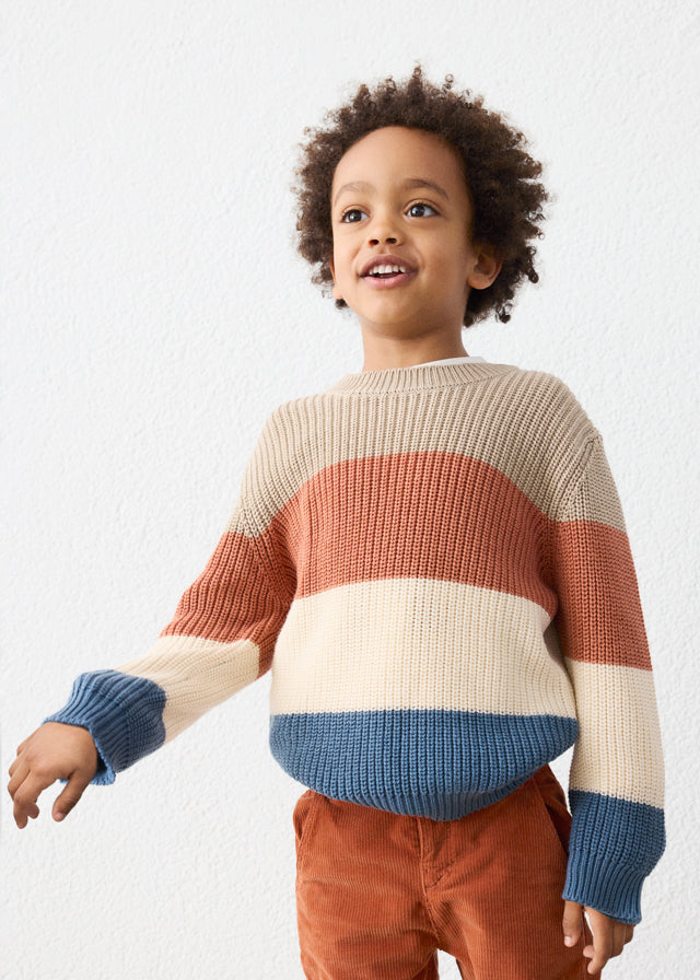 Chandail en tricot - Colorblock